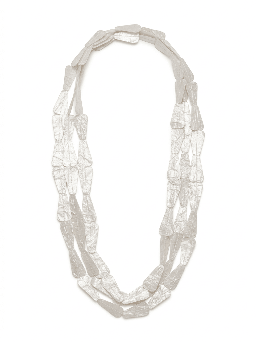 Collar Ana Hagopian Trap Metalic Pearl