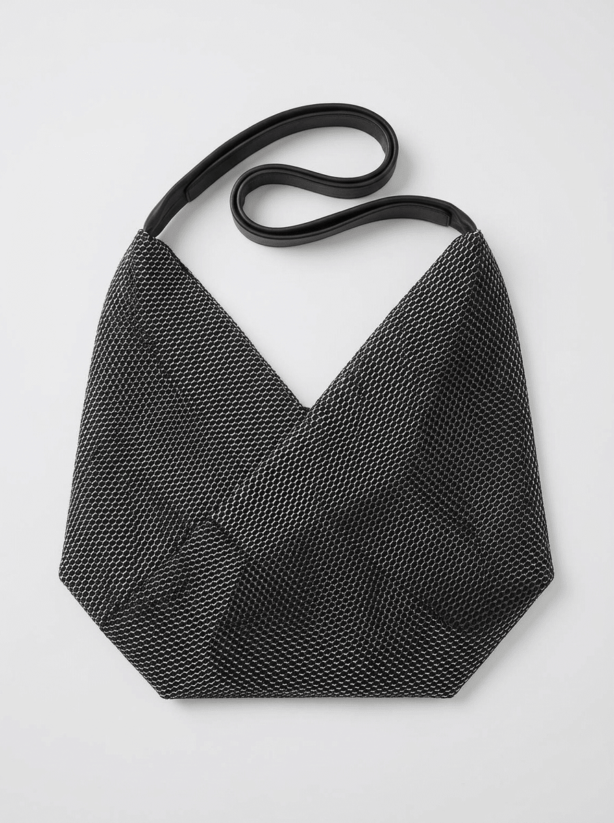 Bolso In·Zu Bevel Red Negro