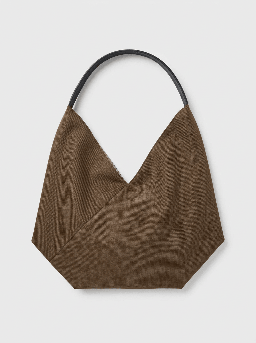 Bolso In·Zu Bevel Punto Marrón