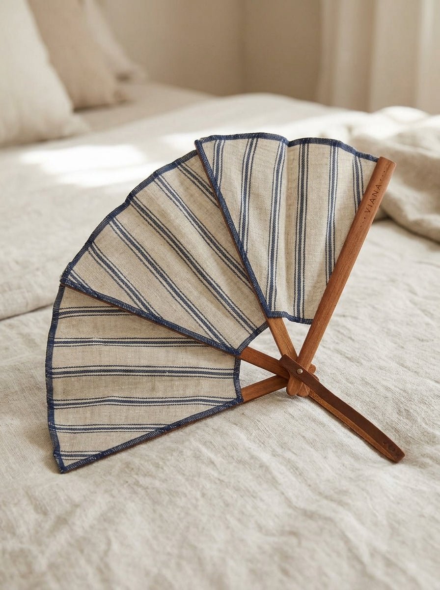 Abanico The Viana Fan Provenza Azul