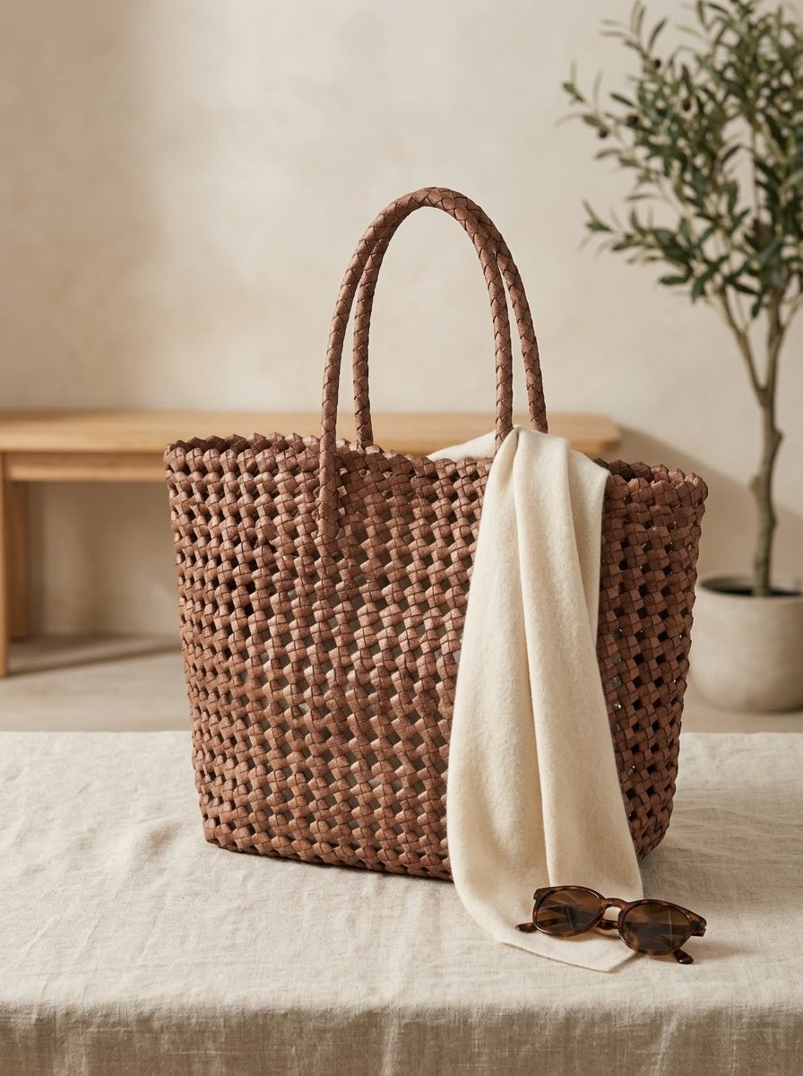 Bolso Veev Issota Grande Beige
