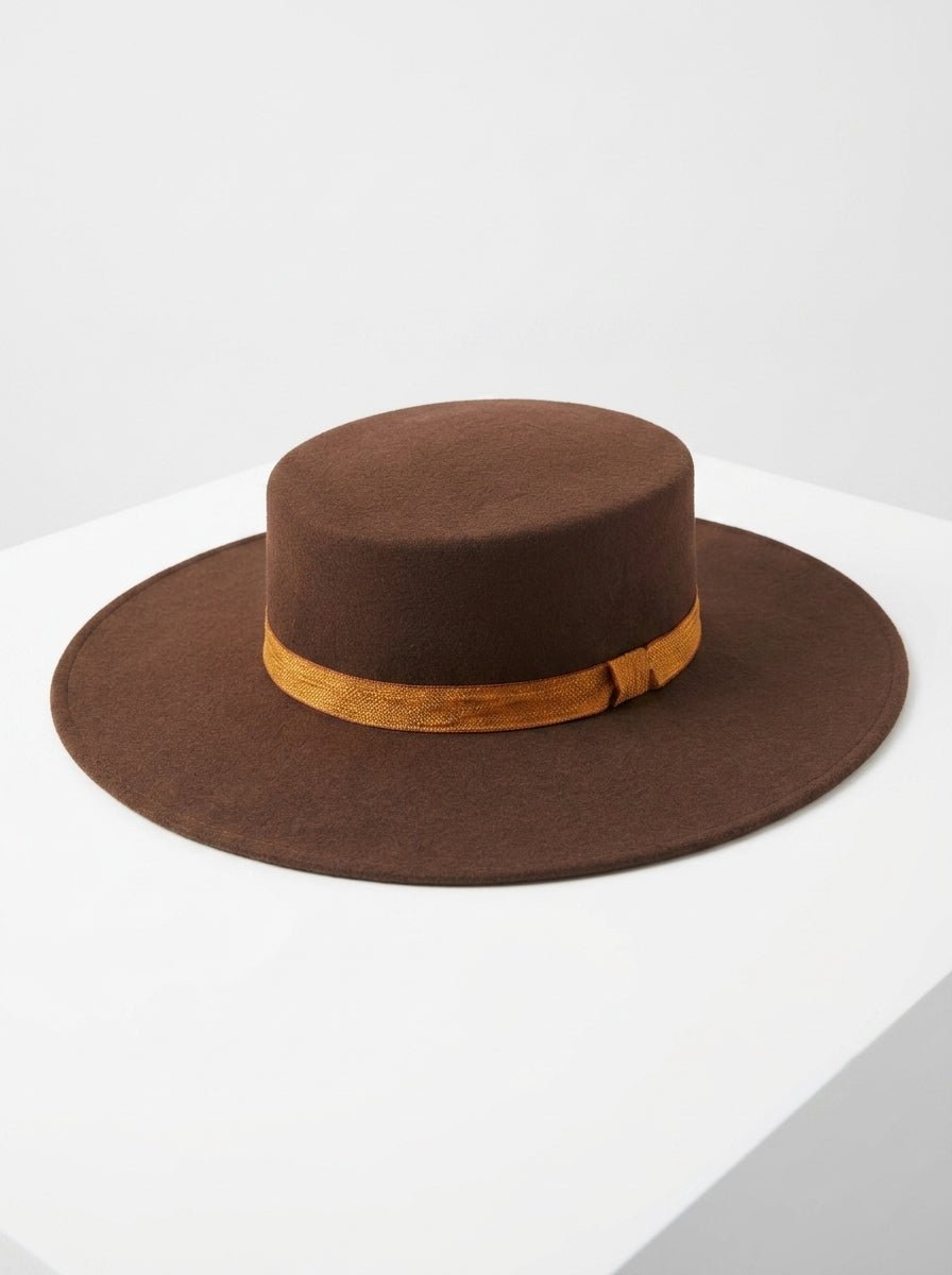 Chapeau marron Niu Mexico