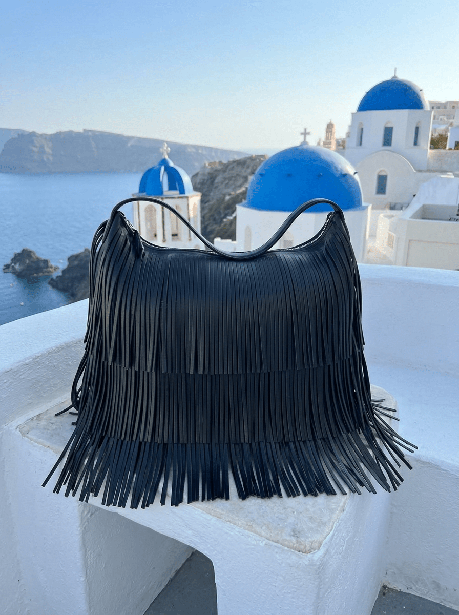 Bolso Liviana Conti Flecos Bandolera Marron