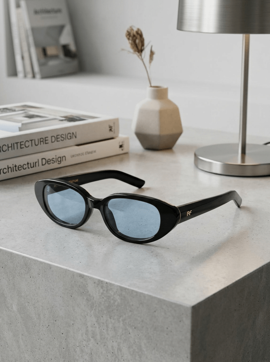 Gafas De Sol Retro Super Future Vega Azul