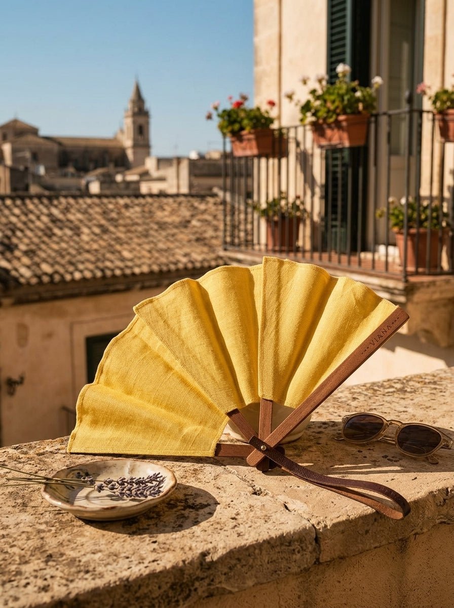 Abanico The Viana Fan Girasol