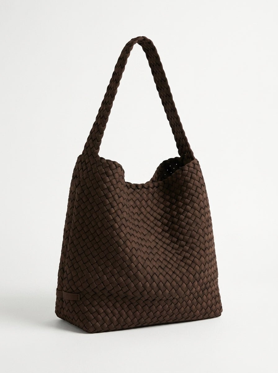 Bolso Naghedi Nomad Hobo Medium Chocolate