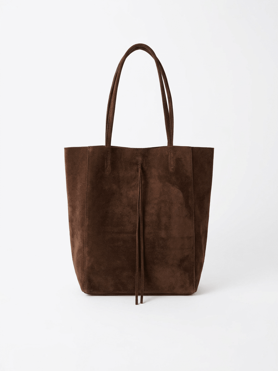 Bolso Maison Fanli Daim Marrón