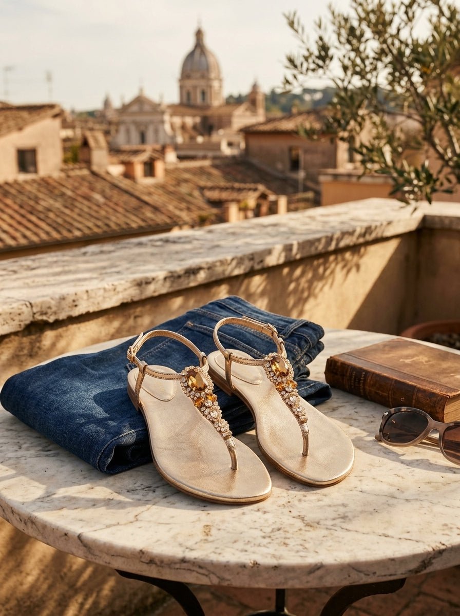 Sandalia Le Capresi Stones Finger