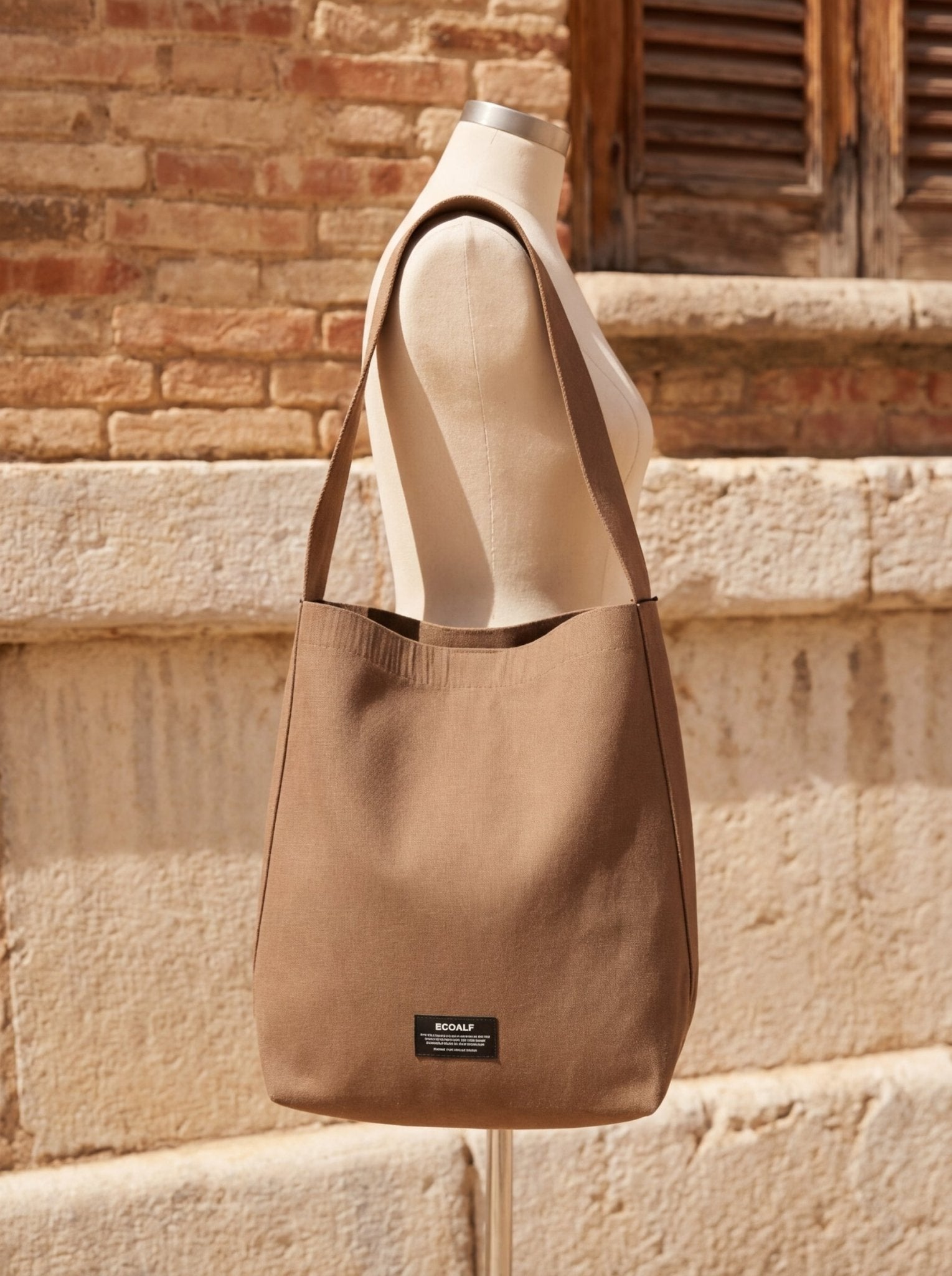 Ecoalf Marta Tika Sac Seau Uni Sable Foncé