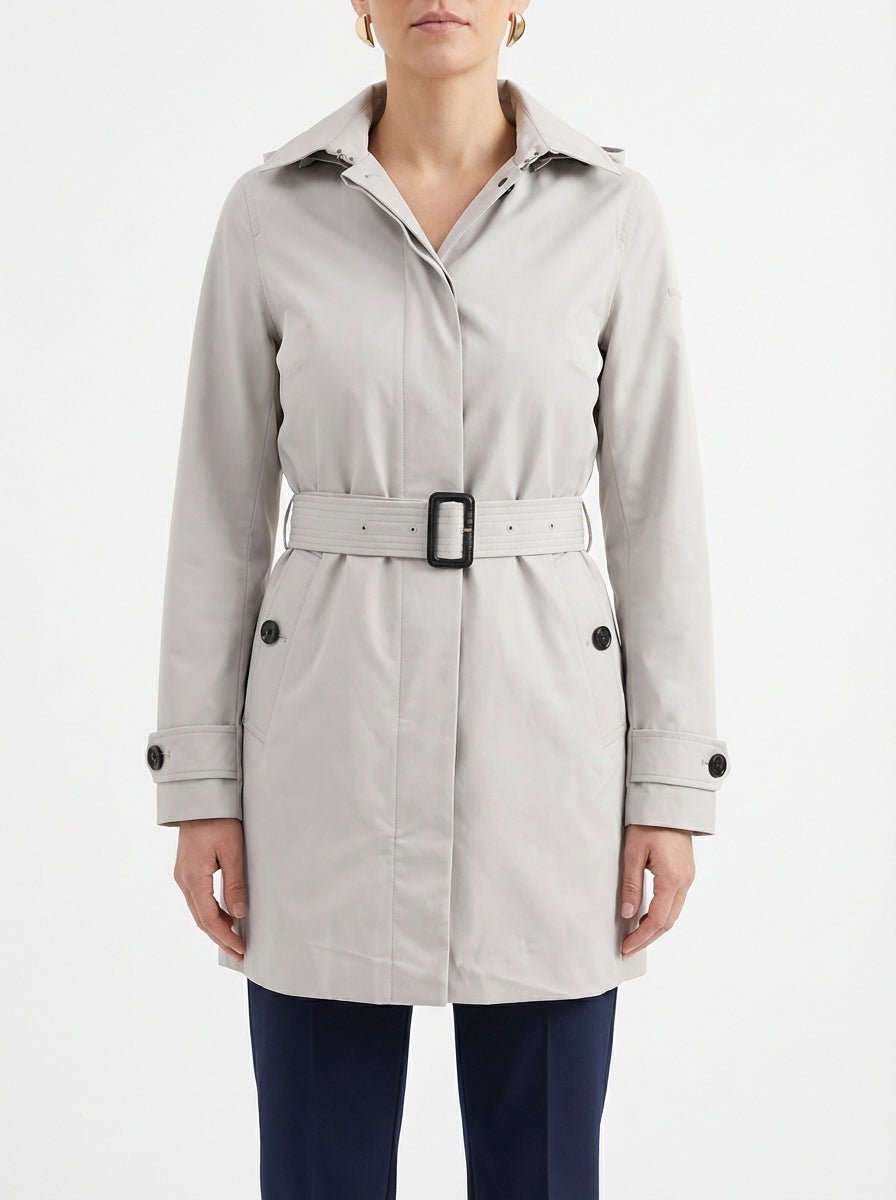 Save The Duck Trench Coat with Stone Belt