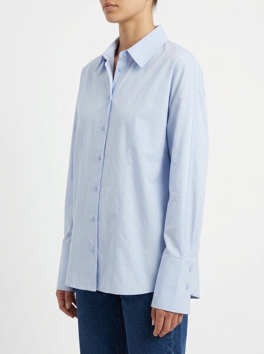 Camisa Ecoalf Crespo Celeste