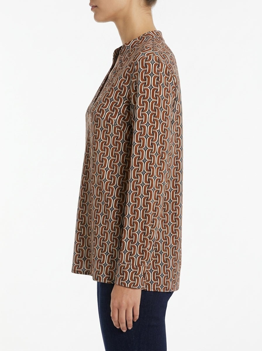 Top Monika Varga Cadena Marron