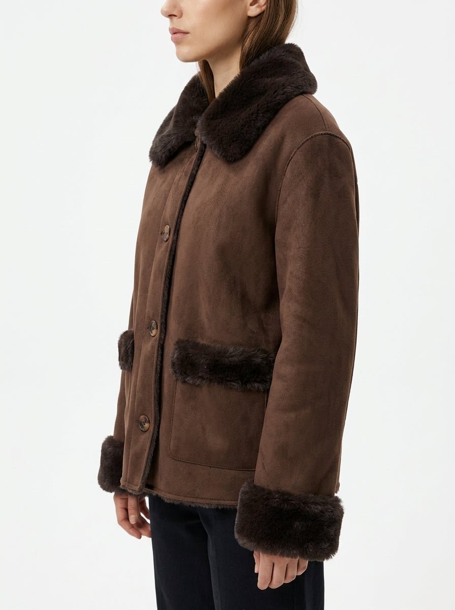 Chaqueta VLab Face Marrón Chocolate
