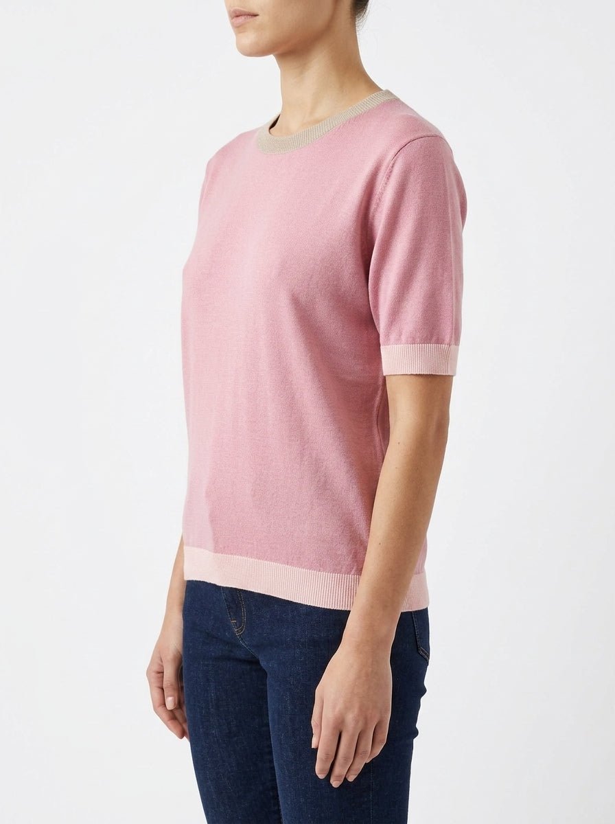 Jersey In Bed With You Manga Corta Rosa
