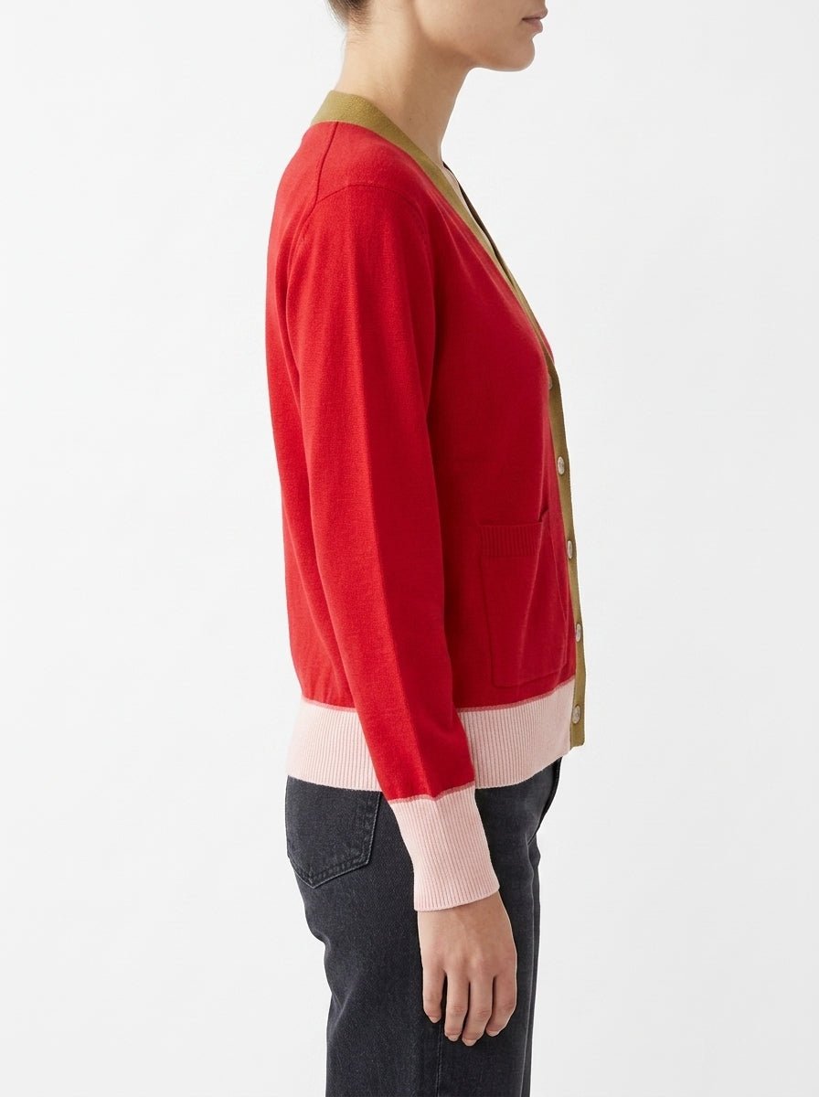 Cardigan In Bed With You Rojo