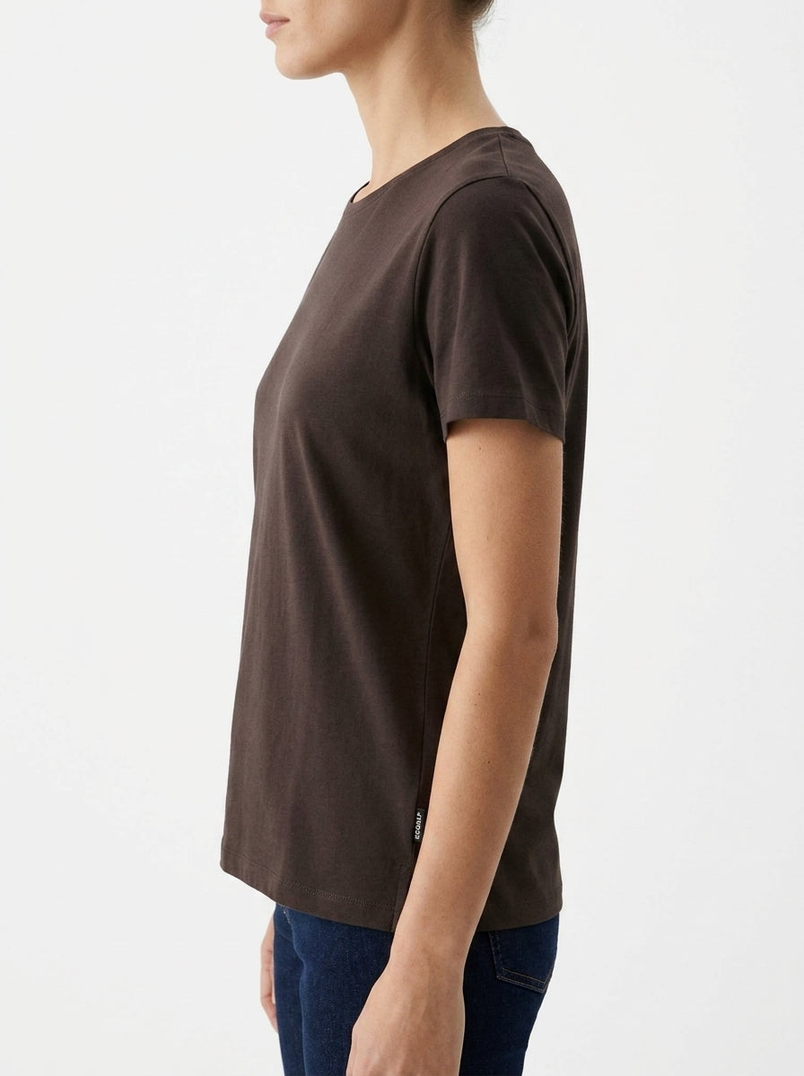 Camiseta Ecoalf Lake Marrón Chocolate