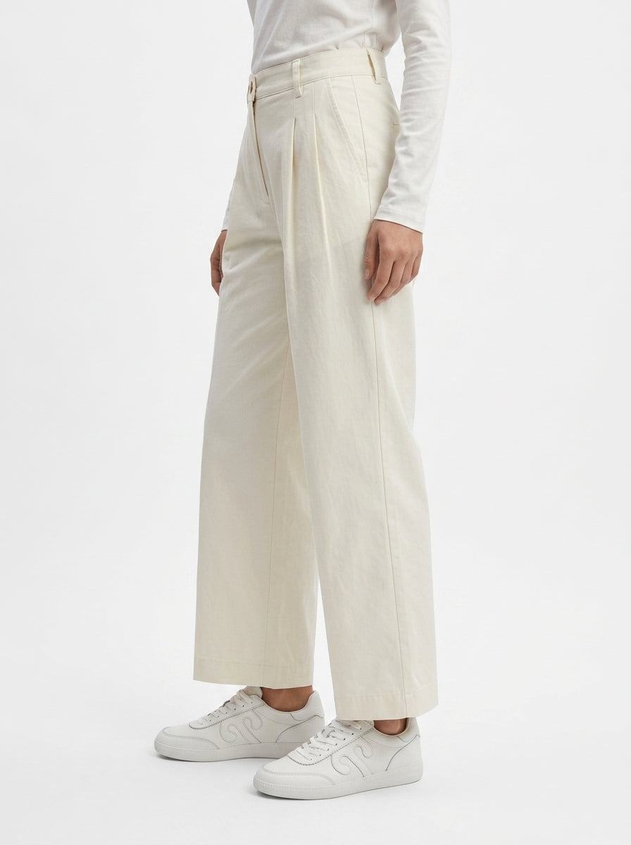 Pantalón Ecoalf Miel Ten Cot Crudo