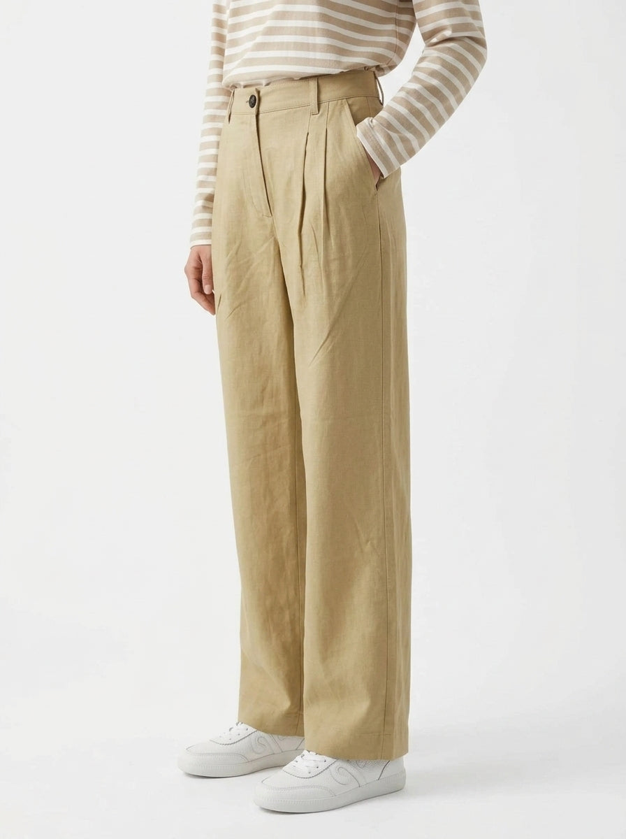 Pantalón Ecoalf Miel Ten Cot Camel