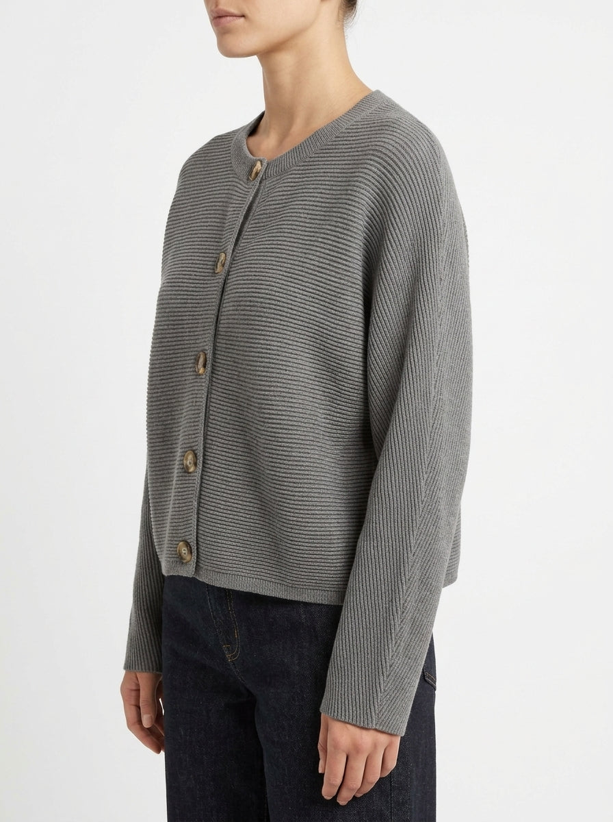 Cardigan Paisie Corto Gris