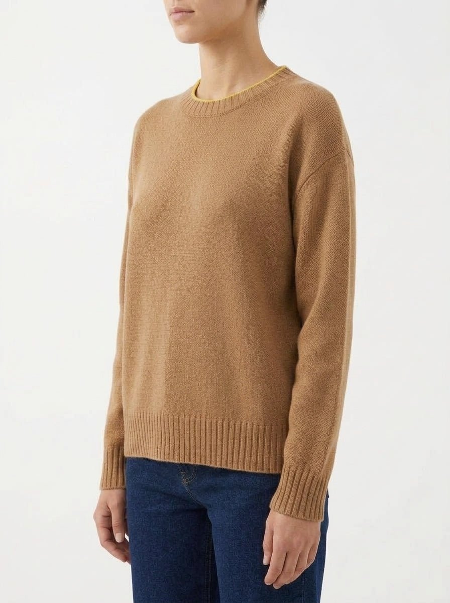 Sueter Floor Color Block Camel