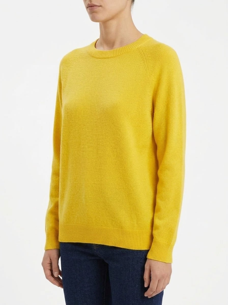 Jersey Floor Cuello Redondo Amarillo