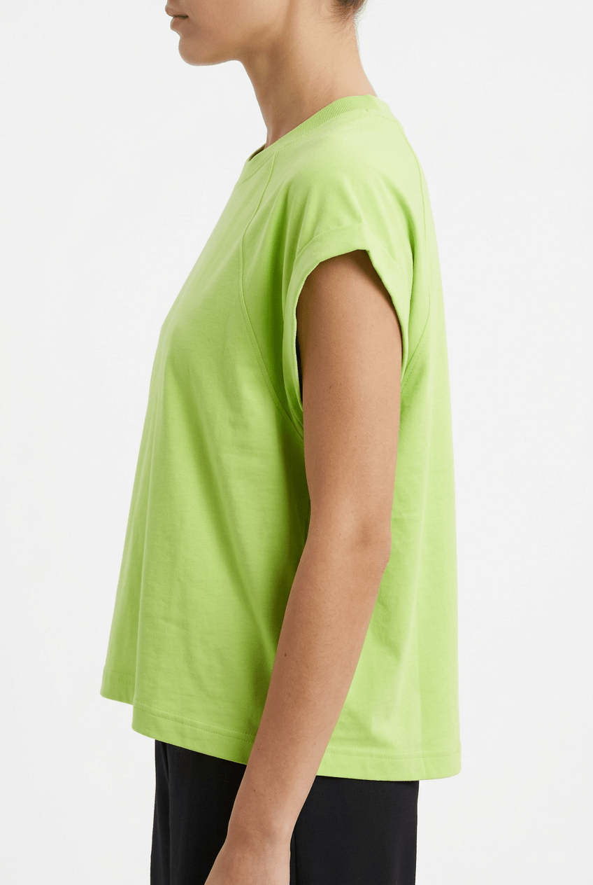 Camiseta Absolute Cashmere Tricia Verde Fluor