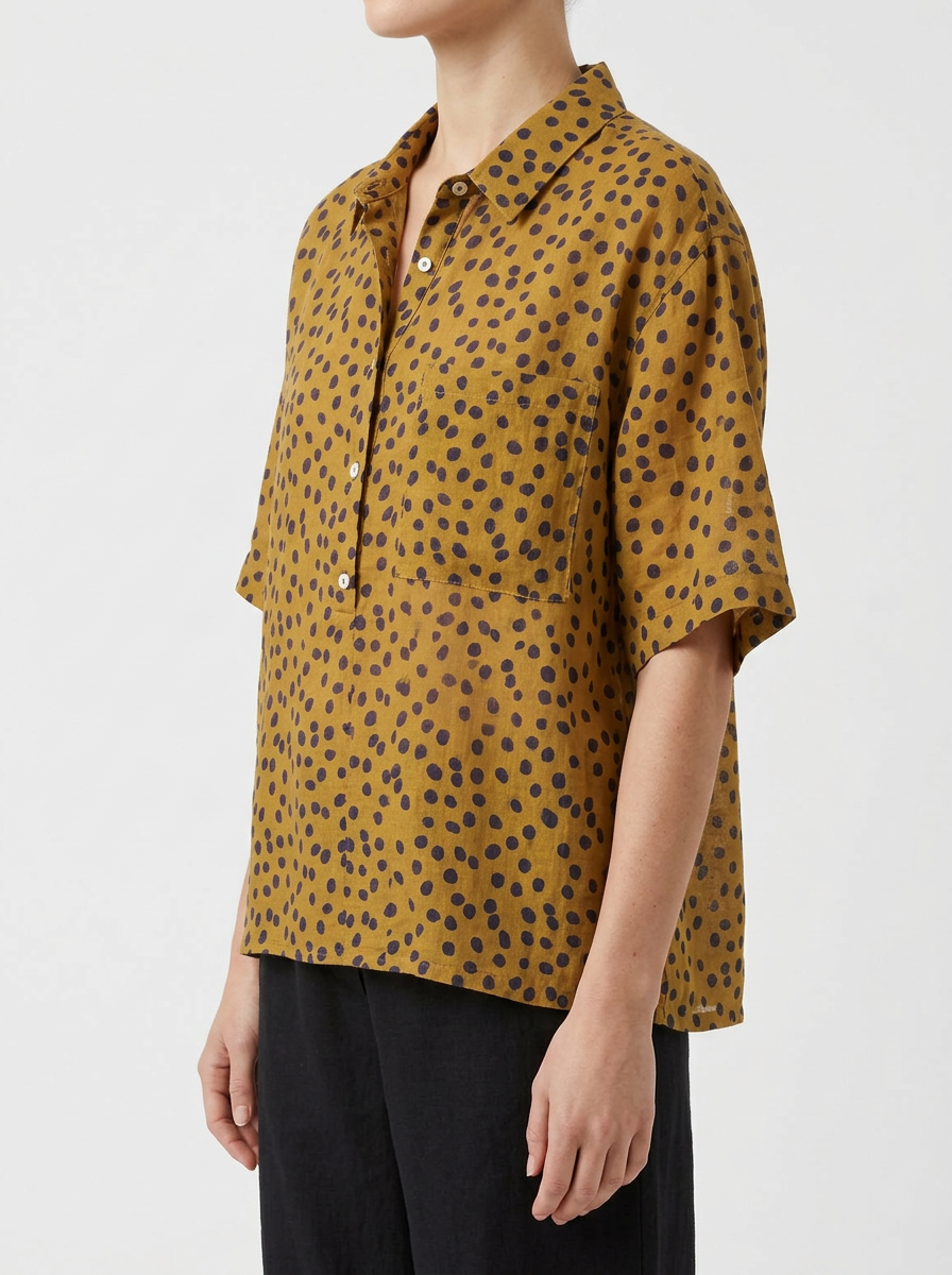 Camisa Hod Caroline Mostaza