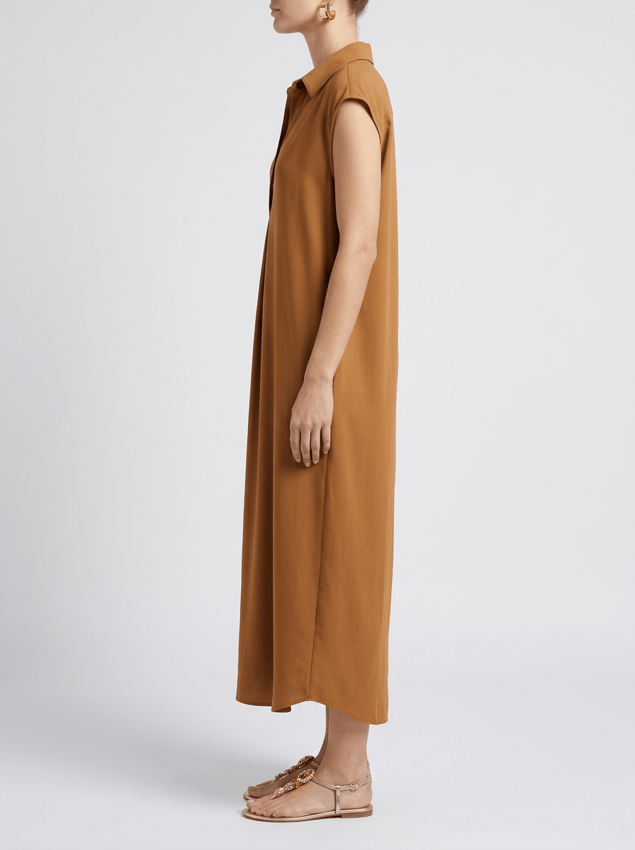 Vestido Penn&ink NY Camisero Camel