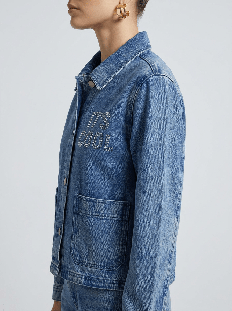 Me369 Grace Utility Jeans Jacket