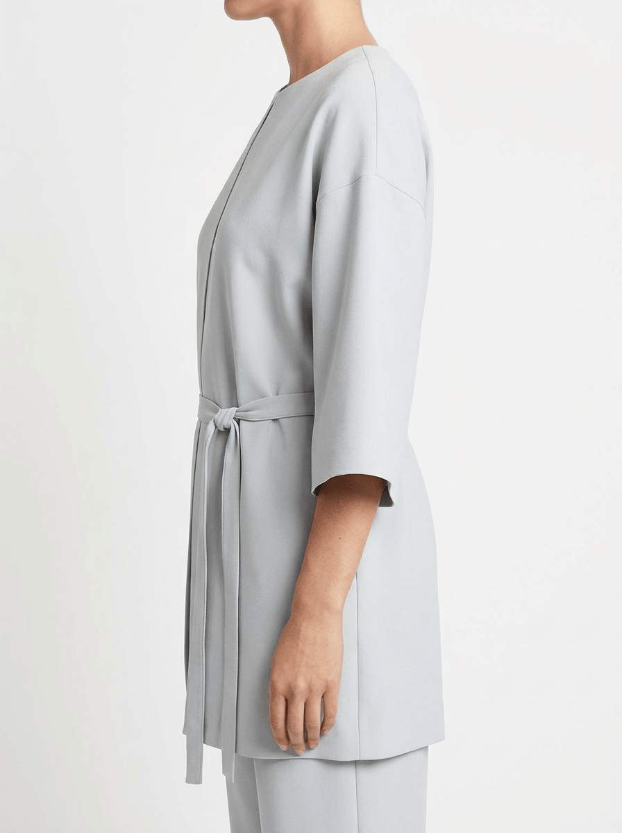Conti Cardigan léger avec ceinture longue en tricot