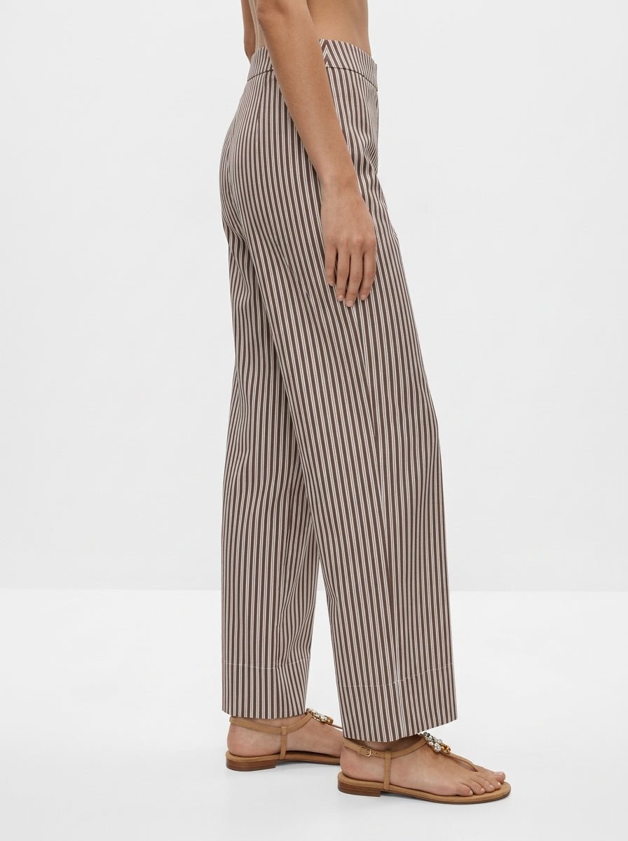 Pantalón Whyci Milano Rayas Marrón