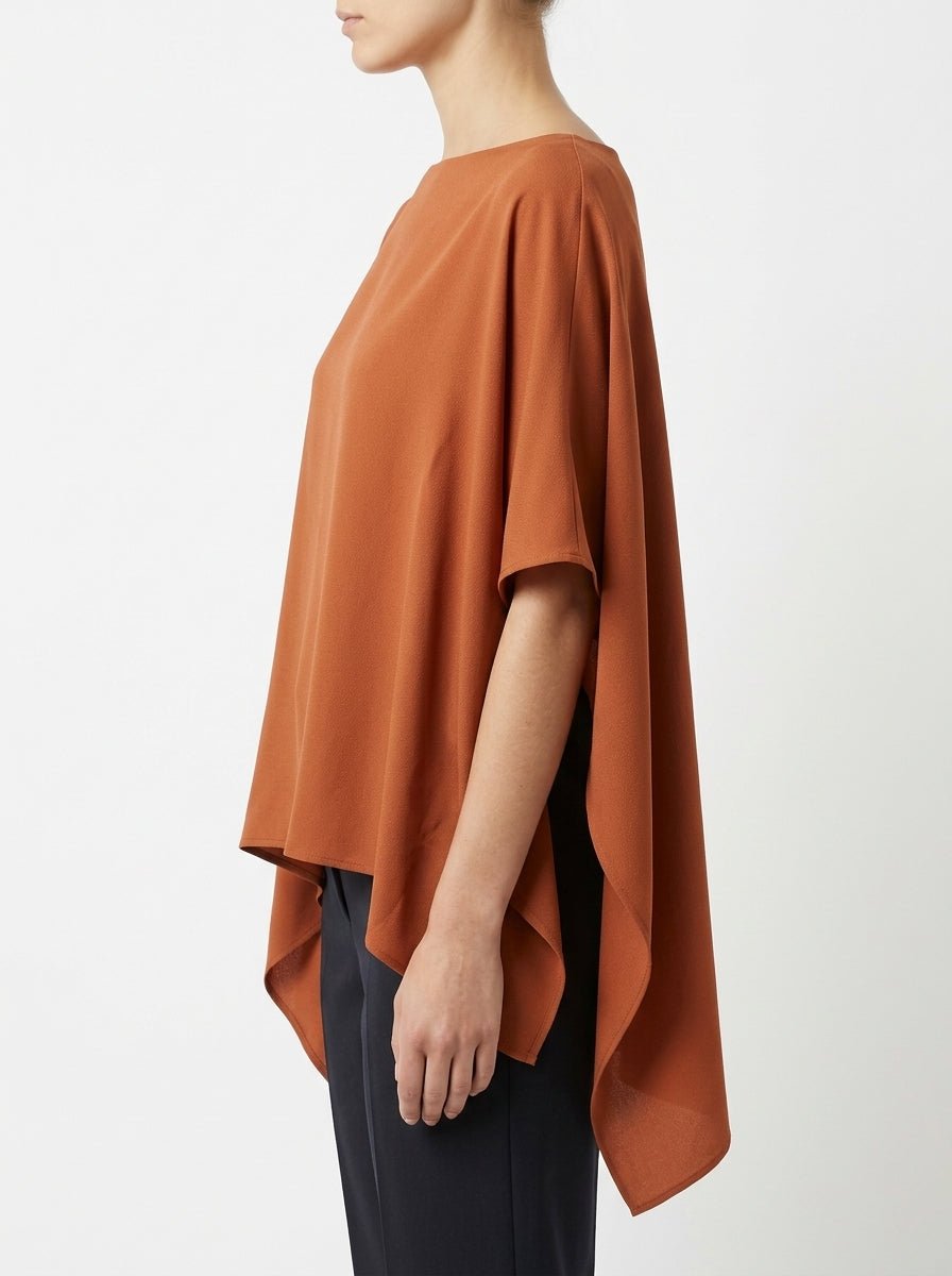 Camisa Poncho Sissi Otto Style Camel