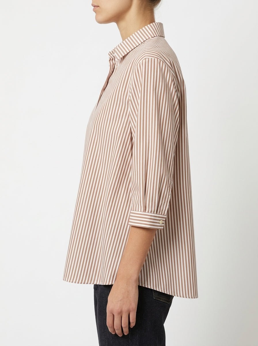 Camisa Adele New Vanessa Rayas Marrón Avellana