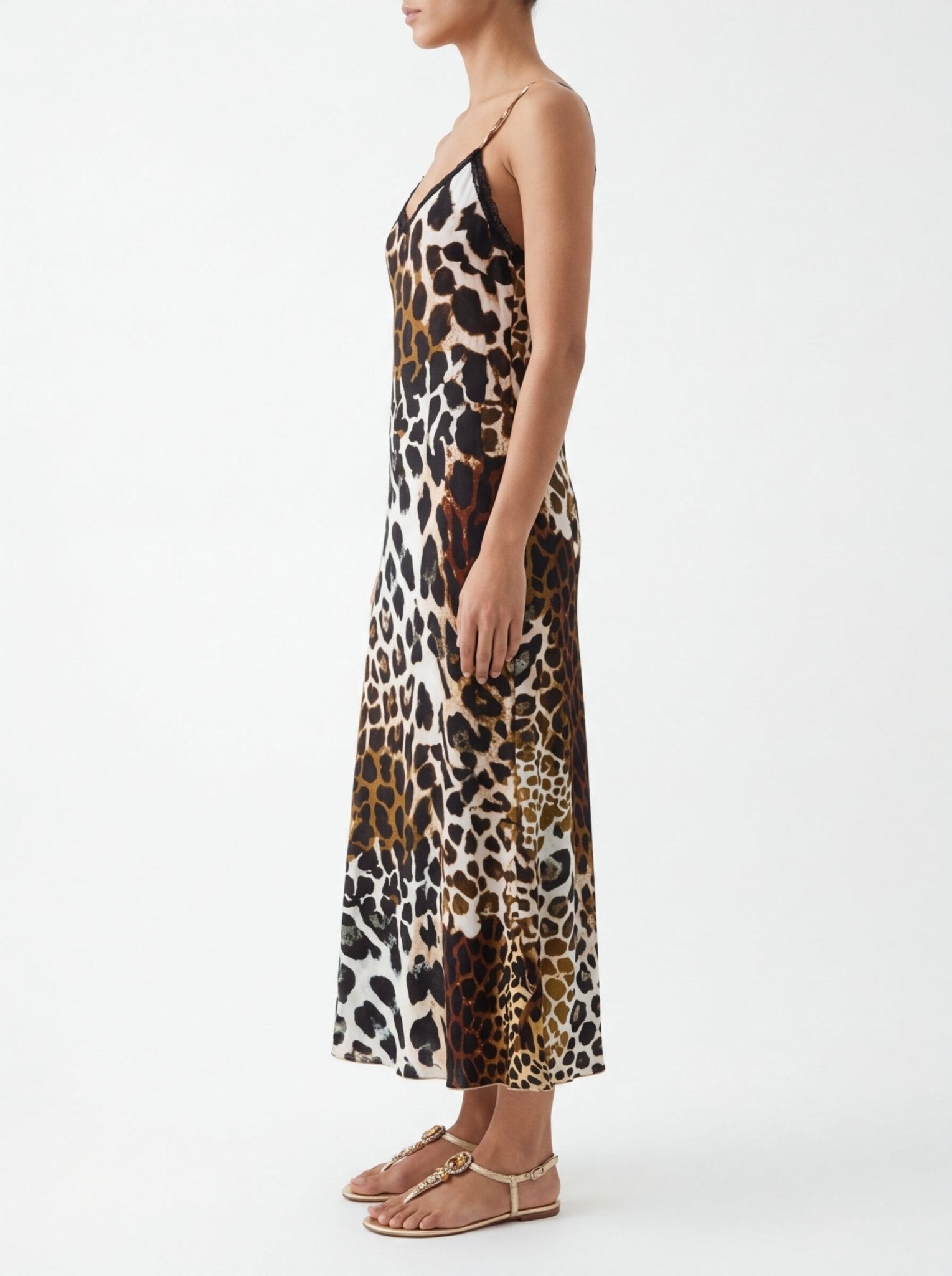 Vestido One Season Antoniette Lipari Leopardo