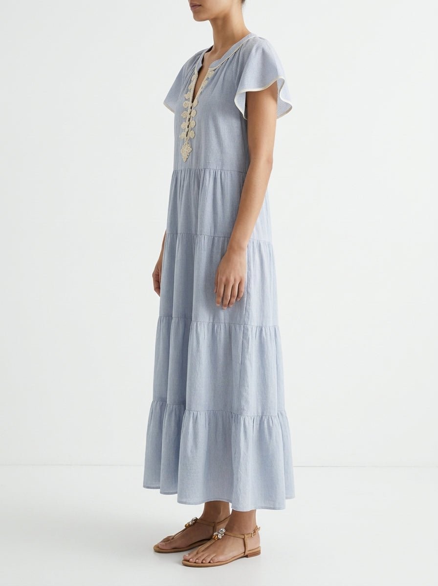 Vestido Rose And Rose Camelia Rayas