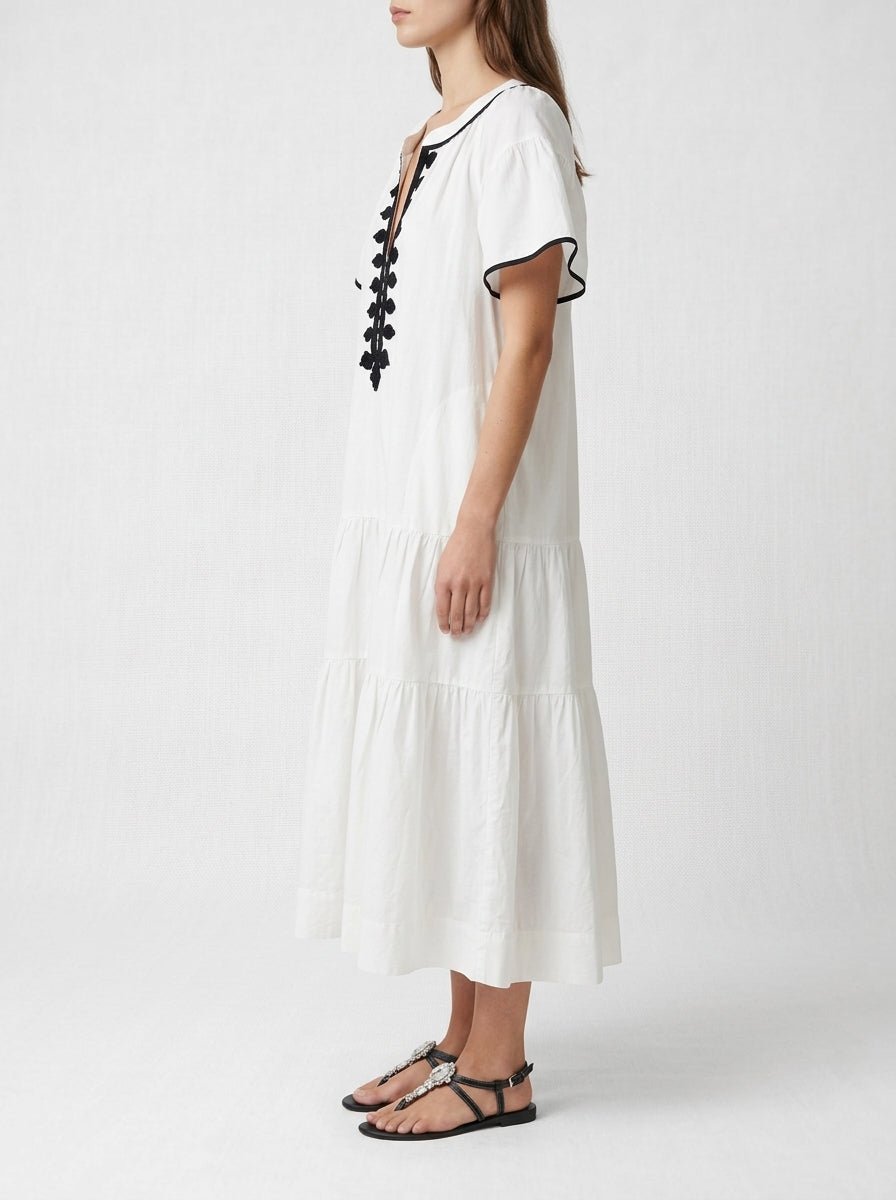 Vestido Rose And Rose Carnation Blanco