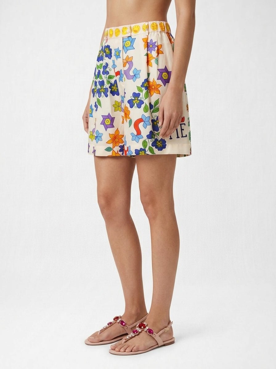 Shorts ME369 Dina Flores Crudo