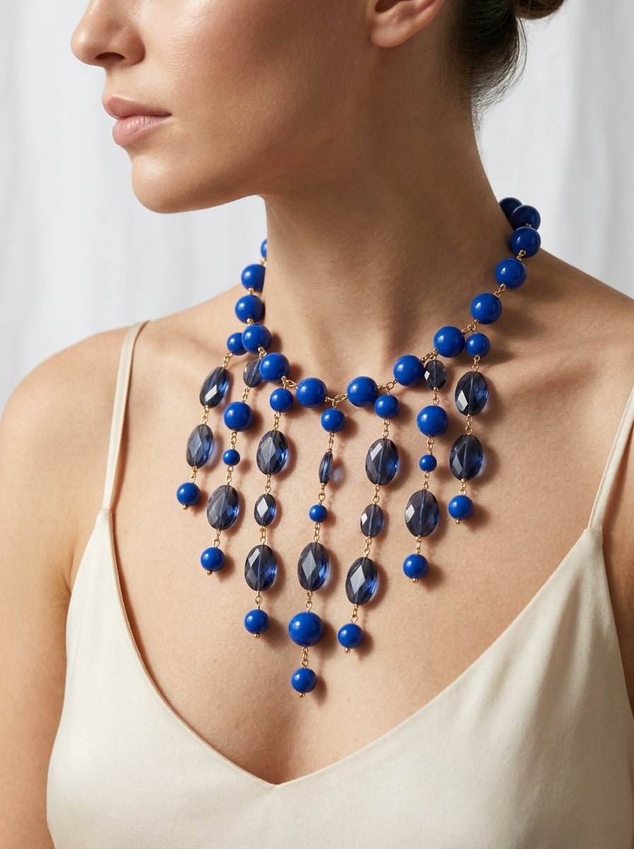 Collana Fabrizio Marcantelli Lampadario Blu