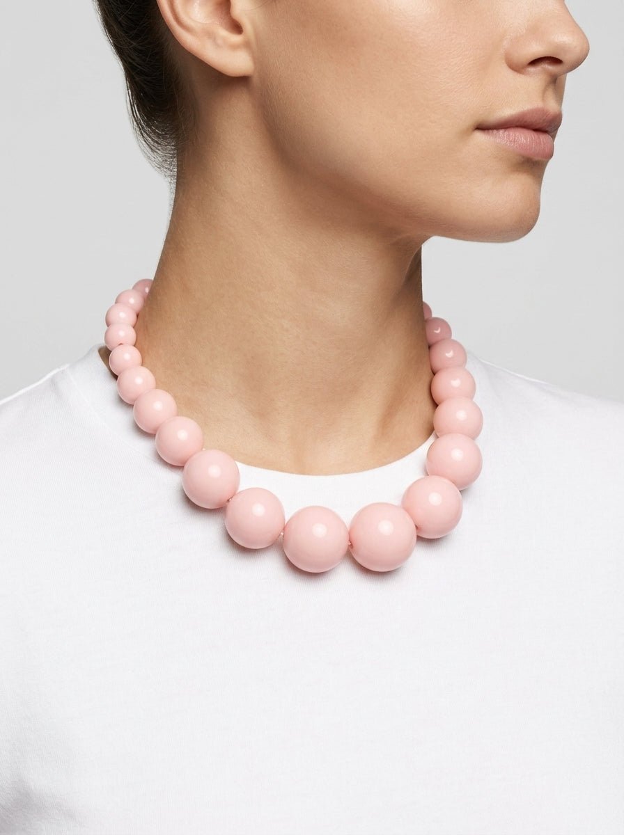Gargantilla Fabrizio Marntelli Balls pink