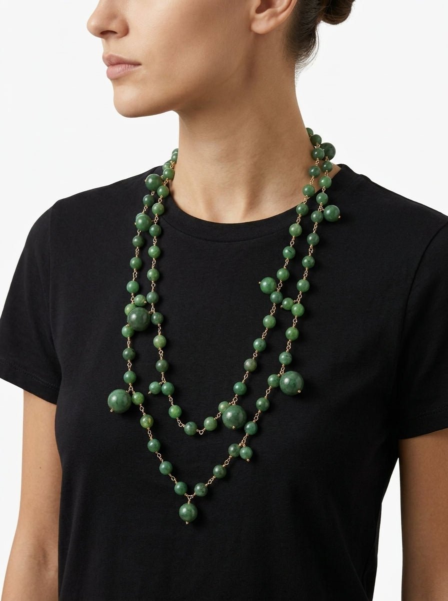 Collar Fabrizio Marcantelli Rosario Verde