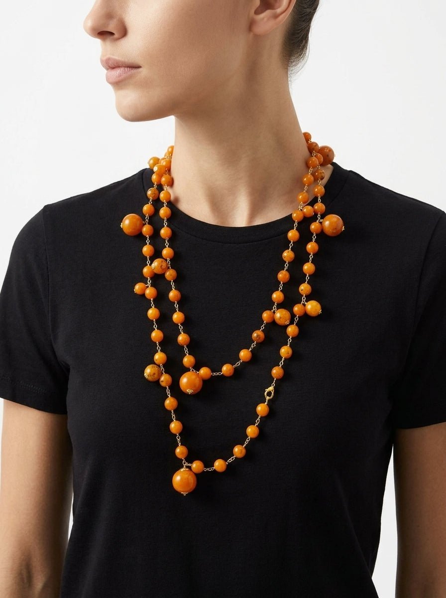 Collar Fabrizio Marcantelli Rosario Caramelo