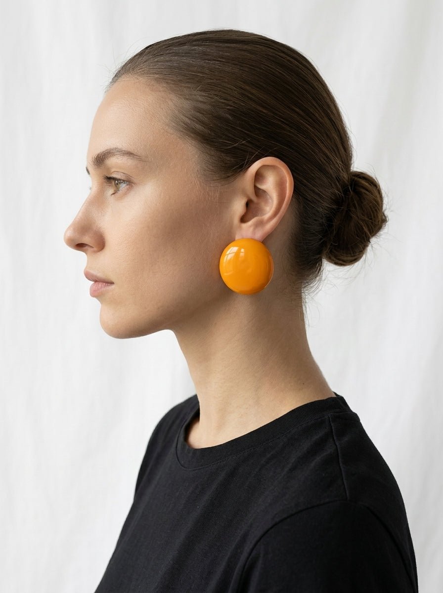 Pendientes Fabrizio Marcantelli Armonia Mandarina