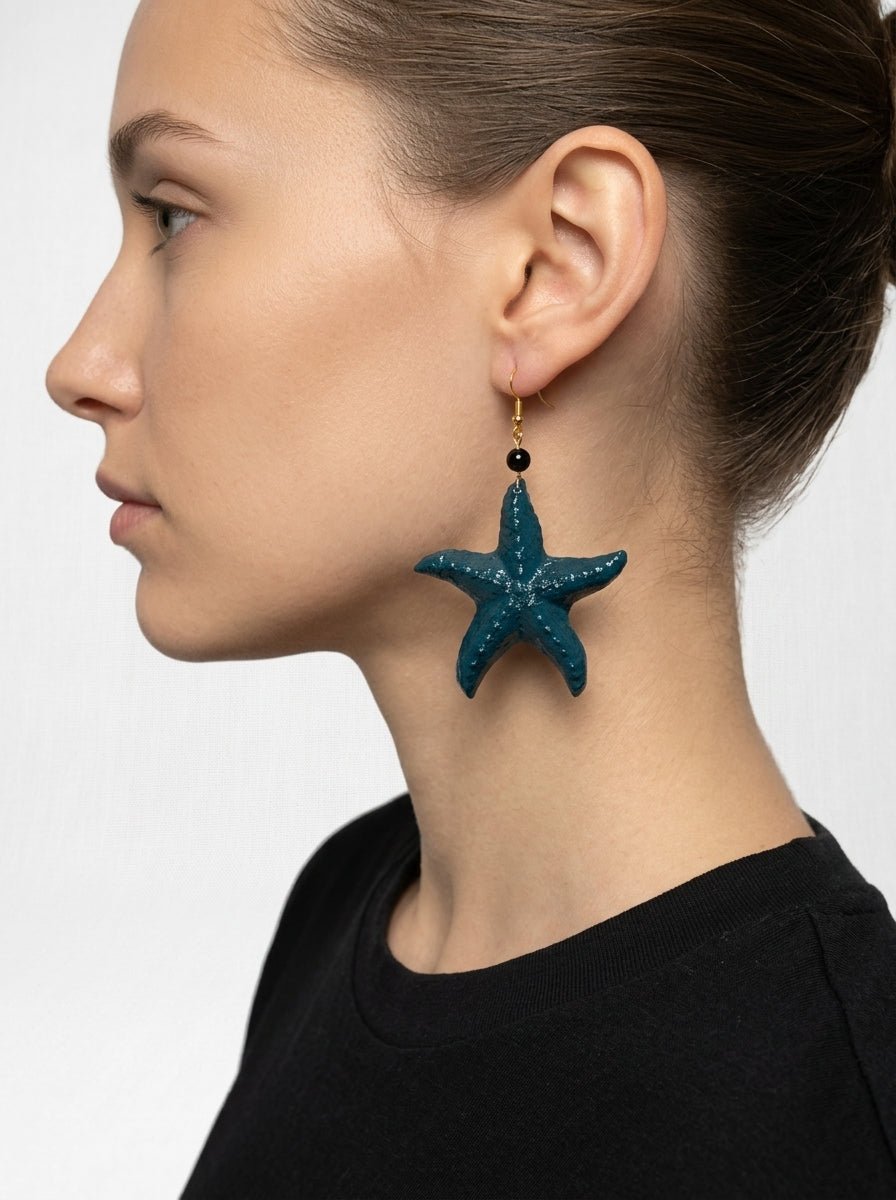 Pendientes Fabrizio Marcantelli Estrella Marina Verde
