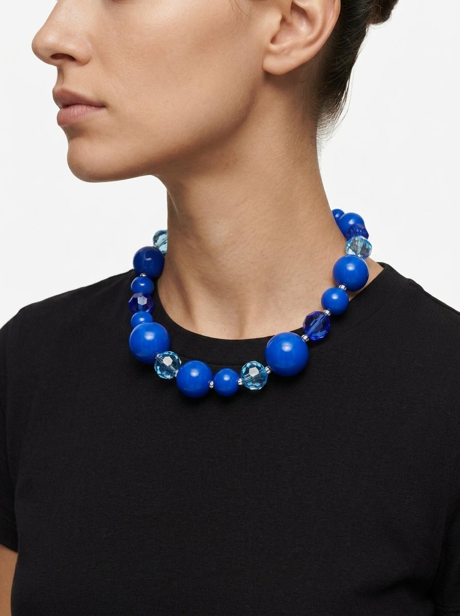 Collar Fabrizio Marcantelli Bolas Azul