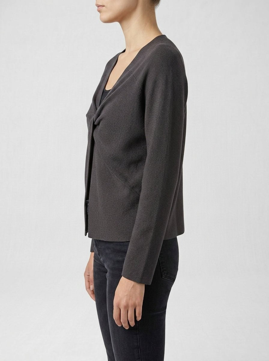 Lightweight Conti Knot Neck Sweater