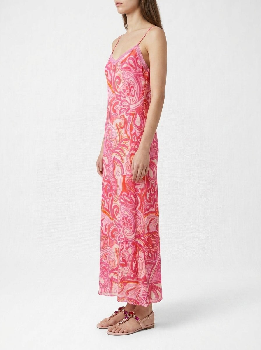 Vestido One Season Antoinette Slip Merida Rosa