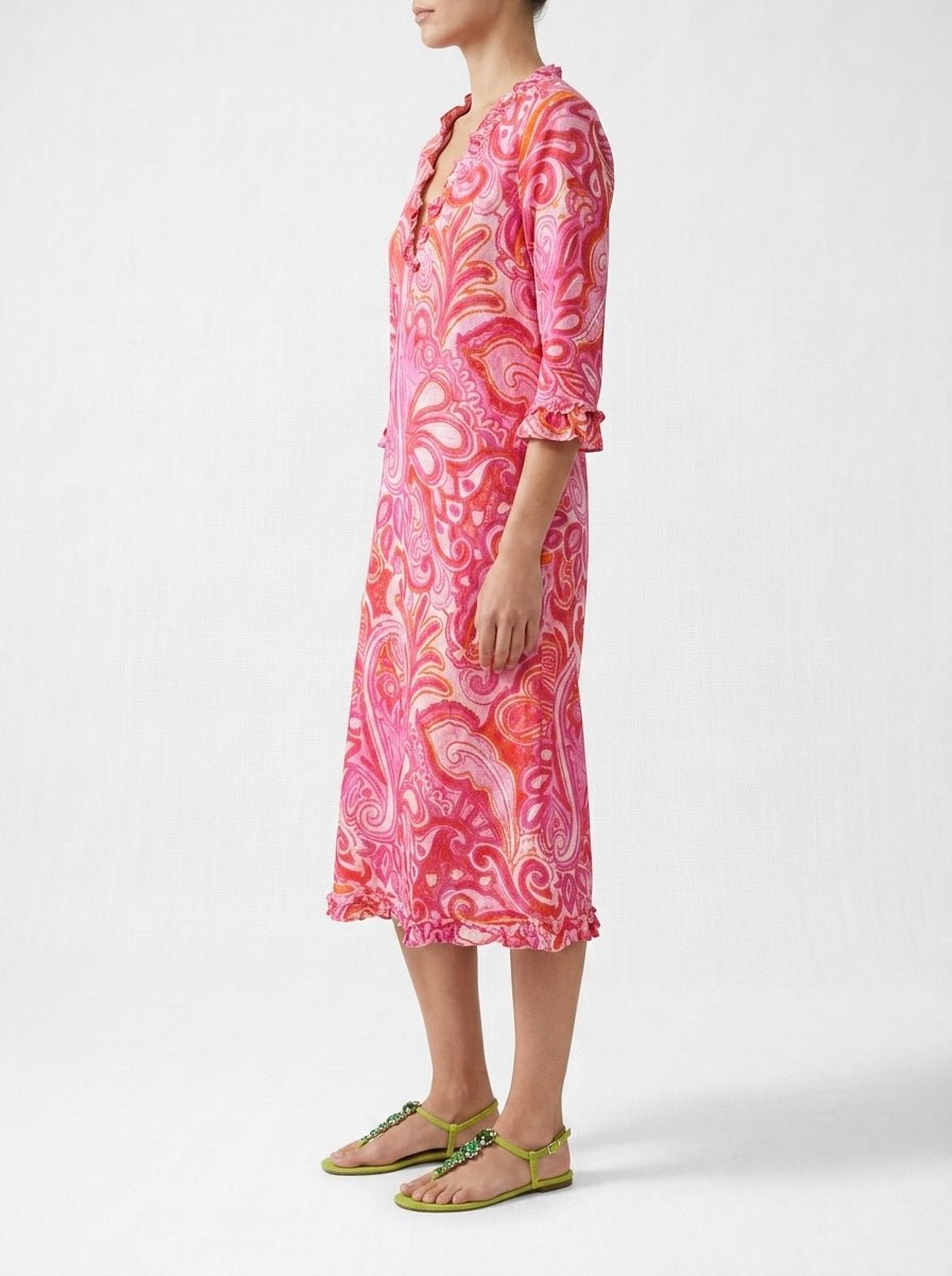 Vestido One Season Middy Indi Merida Rosa