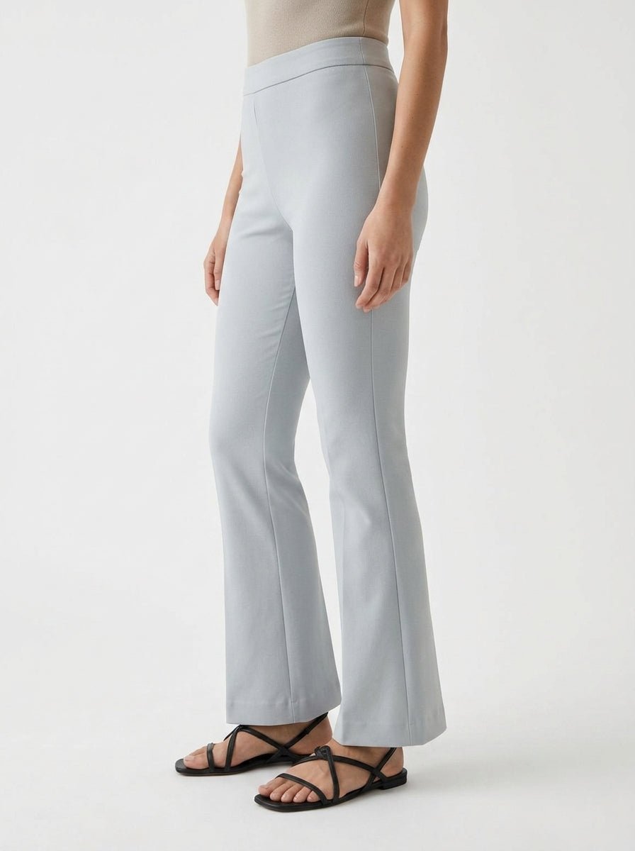 Pantalon évasé léger en tricot Conti
