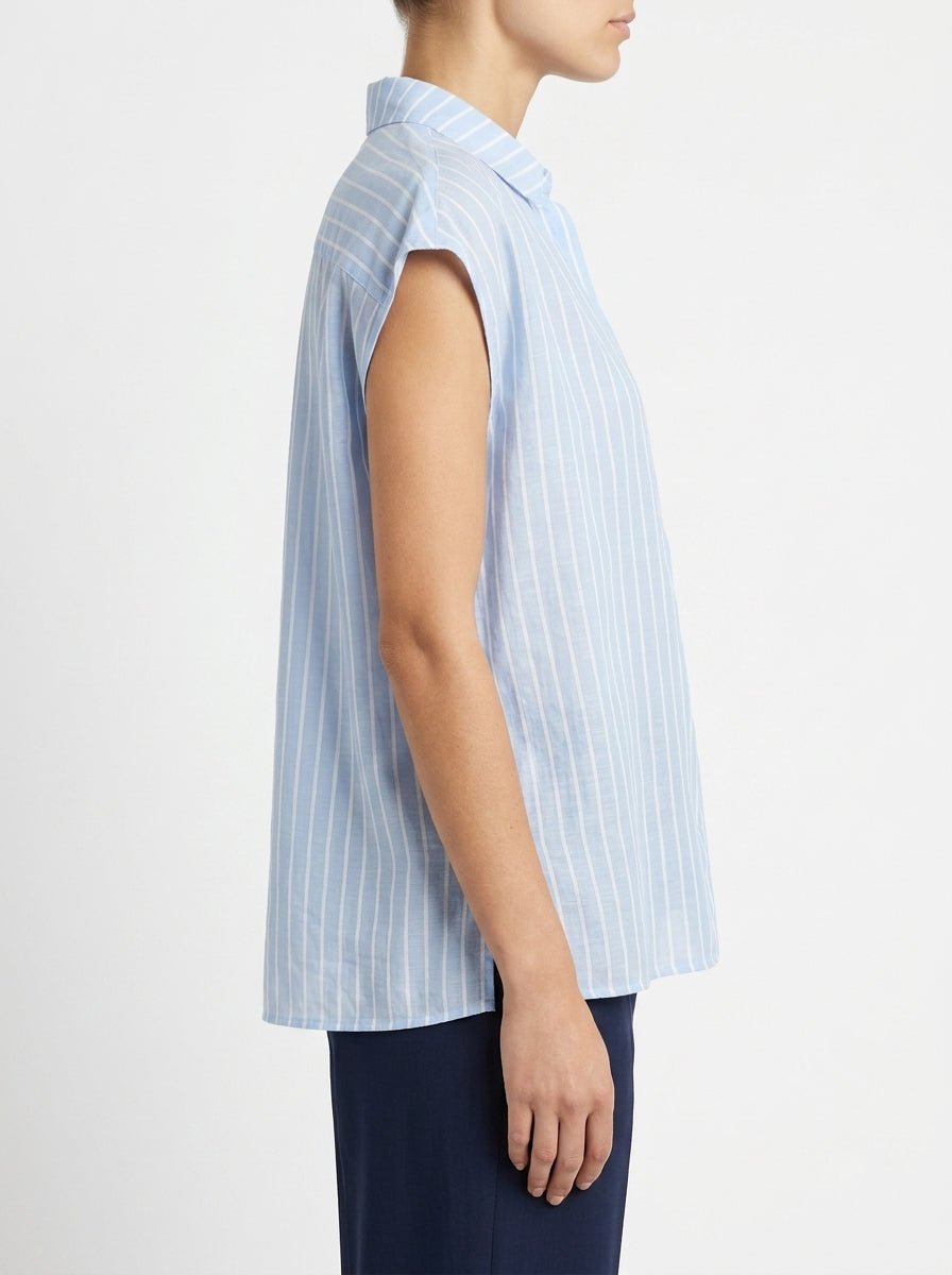Adele Drop Sleeve Striped Shirt