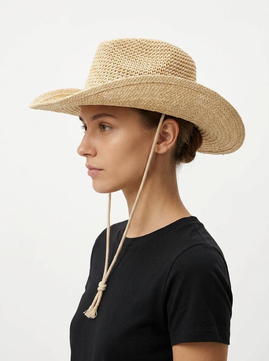 cappello Il Baco Da Seta Beige chiaro occidentale